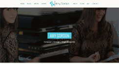 Desktop Screenshot of amygordonmusic.com