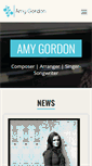 Mobile Screenshot of amygordonmusic.com